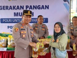 Polres Sanggau Gelar Gerakan Pangan Murah Serentak, Bantu Warga Dapatkan Sembako Terjangkau Jelang Idul Fitri