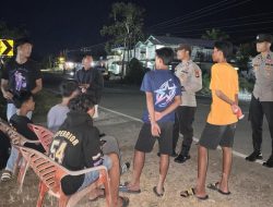 Polsek Sekayam Intensifkan Patroli Cipkon Malam Hari, Jaga Kondusivitas Ramadan di Balai Karangan