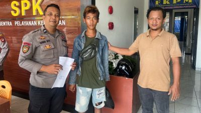 Polsek Toba Fasilitasi Pemulangan Pemuda Terlantar