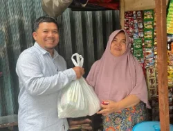 Isi Ramadan dengan Kebaikan, BRI BO Panglima Polim Tebar Paket Bahan Pokok di Hari Jum’at