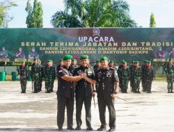 Serah Terima Jabatan Dandim 1204/sanggau Dilaksanakan Di KOREM 121/alambhana wanawai. 