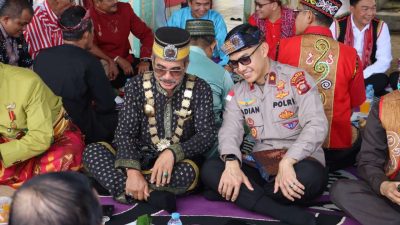 Polres Sanggau Perkuat Pengamanan Tradisi Makan Berami, Perayaan HUT ke-410 Kota Berlangsung Aman dan Penuh Kebersamaan