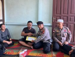 Hadirkan Empati, Polres Sanggau Melayat ke Rumah Duka Keluarga Aiptu Ronald Butarbutar di Sekayam