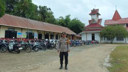 Wujud Pelayanan Polri, Pengamanan Ibadah di Entikong Berjalan Lancar