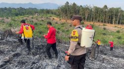 Cegah Karhutla, Polsek Sekayam Lakukan Verifikasi Langsung ke Lokasi Hotspot