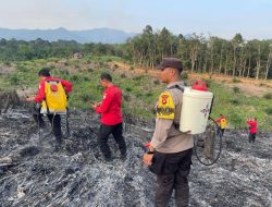 Cegah Karhutla, Polsek Sekayam Lakukan Verifikasi Langsung ke Lokasi Hotspot