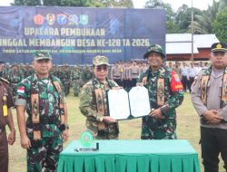 PEMBUKAAN TMMD REGTAS KE-128 TA. 2026 KODIM 1204/SANGGAU RESMI DIGELAR DI KECAMATAN KEMBAYAN  ‎