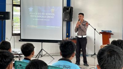 Sat Lantas Sanggau Bangun Generasi Tertib Lalu Lintas Lewat Edukasi di Sekolah