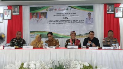 Kembayan Cetak Sejarah, Tiga Desa dan Kecamatan Resmi Deklarasikan 3 Pilar STBM