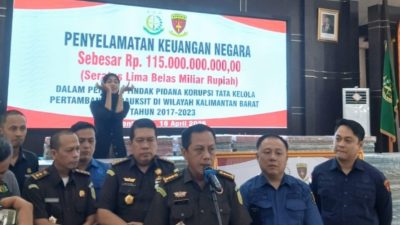 Kejati Kalbar Amankan Rp115 Miliar dari Korupsi Bauksit, Publik Desak Transparan Dalam Penanganan Kasus