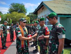 Pangdam XII/Tpr Kunjungi Kodim 1204/Sanggau, Tekankan Disiplin dan Hindari Kegiatan Ilegal  ‎