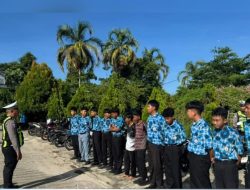 Penertiban Knalpot Brong di Lingkungan Sekolah, Sat Lantas Polres Kayong Utara Edukasi dan Tindak Pelanggaran