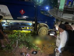 Truk Tangki Terguling di Jalan Trans Kalimantan Toba, Sopir Meninggal Dunia Usai Terlindas Kendaraan