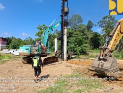 Proyek Jembatan Gantung Alam Pakuan Sandai Molor, Pengawasan Dipertanyakan: Konsultan Dinilai Tidak Maksimal