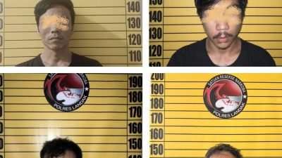 54 Paket Shabu Dan 4 Orang Tersangka Berhasil Diamankan Di Sengah Temila