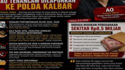 Diduga Bawa Kabur Uang Perusahaan Rp8,5 Miliar, A,O Terancam Dilaporkan Majemen Prusahaan ke Polda Kalbar