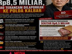 Diduga Bawa Kabur Uang Perusahaan Rp8,5 Miliar, A,O Terancam Dilaporkan Majemen Prusahaan ke Polda Kalbar