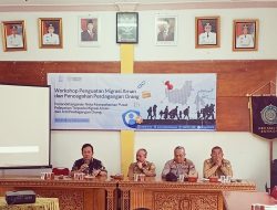 Workshop Inisiatif Migrasi dan Perdagangan Orang di Perbatasan di Desa Entikong.