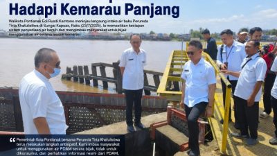 Kadar Garam Air Baku Meningkat, Perumda Tirta Khatulistiwa Imbau Air PDAM Sementara Tidak Dikonsumsi; Masyarakat Diminta Bijak Menggunakan Air Bersih
