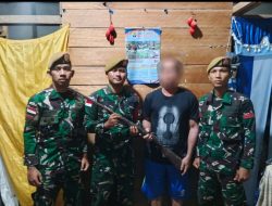 Kepercayaan Masyarakat Meningkat, Satgas Pamtas Terima Penyerahan Senjata Rakitan di Perbatasan RI-Malaysia