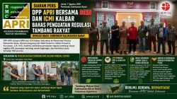 DPP APRI Bersama BRIN dan ICMI Kalbar Bahas Penguatan Regulasi Tambang Rakyat dengan Wakil Gubernur Kalimantan Barat