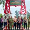 Wakapolres Sanggau Hadiri Launching Jembatan dan Sumur Bor yang Dipimpin Presiden Prabowo