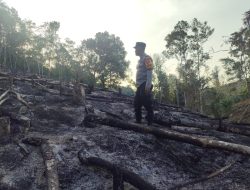Hotspot Muncul di Dusun Selabe, Polsek Beduai Pastikan Kondisi Api Telah Padam
