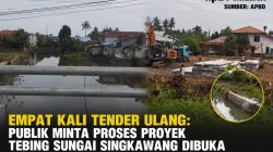 SBU Pemenang Dipersoalkan, Proyek Tebing Sungai Singkawang Rp21 Miliar Minta Dibuka Terang