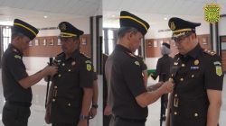 Kajati Kalbar Lantik Dan Ambil Sumpah Jabatan Aspema Dan Kajari Landak, Tekankan Integritas Dan Marwah Kejaksaan