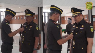 Kajati Kalbar Lantik Dan Ambil Sumpah Jabatan Aspema Dan Kajari Landak, Tekankan Integritas Dan Marwah Kejaksaan