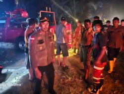 Kebakaran Lahan di Parindu Dipicu Bakar Sampah, Api Menjalar ke Tumpukan Tangkos Sawit