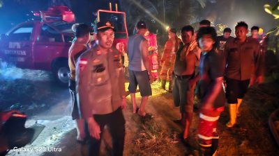 Kebakaran Lahan di Parindu Dipicu Bakar Sampah, Api Menjalar ke Tumpukan Tangkos Sawit