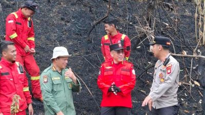 Usai Api Dipadamkan, Tim Gabungan Pastikan Bukit Seraya Tetap Aman