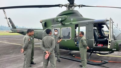 Pendinginan Karhutla di Sepan Tonak, Helikopter Bell 412 Dikerahkan