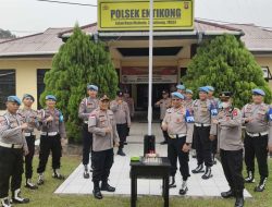 HUT ke-24 Propam Polri, Si Propam Polres Sanggau Gelar Syukuran di Kawasan perbatasan  Entikong