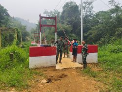 Akses Mobilitas Warga Kian Lancar, Dandim 1209/Bengkayang Dampingi Tim Wasev TNI Tinjau Jembatan 100% Rampung Bengkayang,Startimenews