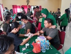 Semarak HUT TNI ke-81, Kodim 1204/Sanggau Gelar Donor Darah