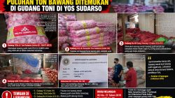 AKHIR NYA GUDANG MILIK TONI DI JERUJU – YOS SUDARSO KANTONGI SATU SURAT UNTUK PULUHAN TON BAWANG ILEGAL