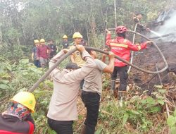 Gerak Cepat Cegah Api Meluas, Tim Gabungan Tangani Karhutla di Penyeladi