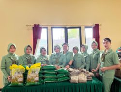Sambut HUT ke-81 TNI, Kodim 1204/Sanggau Gelar Bazar Sembako Murah