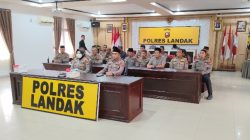 Polres Landak Ikuti Pembinaan Rohani Bersama Kapolri dan Gus Baha Secara Daring
