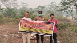 Polsek Beduai Gencarkan Sosialisasi Cegah Karhutla, Warga Diingatkan Bahaya Membakar Lahan