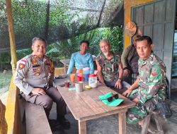 Jaga Lingkungan Tetap Aman, Polsek Noyan dan Koramil Perkuat Pencegahan Karhutla