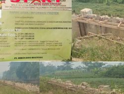 Pekerjaan, Perkuatan Tebing Sungai Berembang Kabupaten, Kuburaya Total Rp: 95 Miliar, Kini Menjadi Pertanyaan Publik