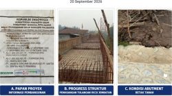 Jembatan Gantung Rp12,8 Miliar di Kubu Raya Jadi Perhatian, Mutu Pekerjaan dan Pengawasan Diminta Diaudit