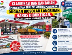 Pengelola SPBU Dr. Wahidin Pontianak Berikan Klarifikasi Terkait Pemberitaan Dugaan Langsiran Biosolar