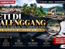 KONTRA-PEMBERITAAN MALENGGANG DAN DUGAAN PETI: JANGAN MENGHAKIMI SEBELUM FAKTA TERUJI, INVESTIGASI HARUS BERBASIS BUKTI