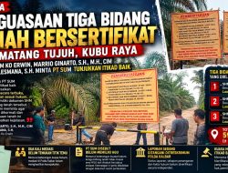 DIDUGA KUASAI TIGA BIDANG TANAH BERSERTIFIKAT DI PEMATANG TUJUH, KUASA HUKUM KO ERWIN DESAK PT SUM TUNJUKKAN ITIKAD BAIK