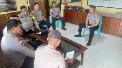 Anev Kinerja, Polsek Noyan Perkuat Disiplin  dan Pelayanan Polisi di Tengah Masyarakat