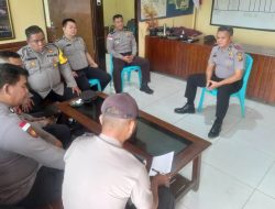 Anev Kinerja, Polsek Noyan Perkuat Disiplin  dan Pelayanan Polisi di Tengah Masyarakat